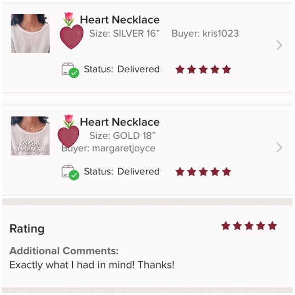 Heart ♡ GOLD - Minimalist Necklace - Picture 4 of 4